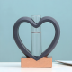 Heart-Shaped Glass Planter
